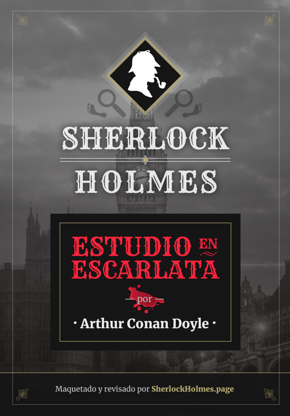 Portada de Sherlock Holmes Estudio en Escarlata